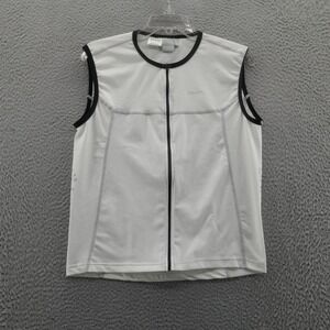 Craft L3 Protection Cycling‎ Jersey XL White Womens Full Zip Sleeveless Stretch